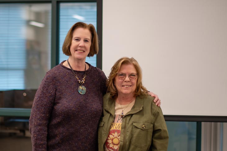 2024 Employee of the Year with VNA CEO Cynthia Lewis