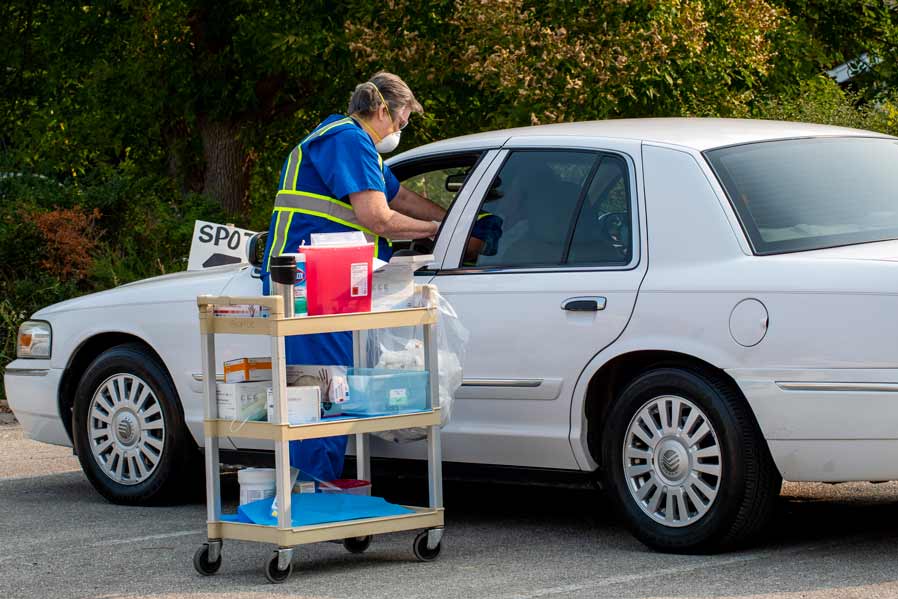 Drive Through Flu Shot 16 Debbie