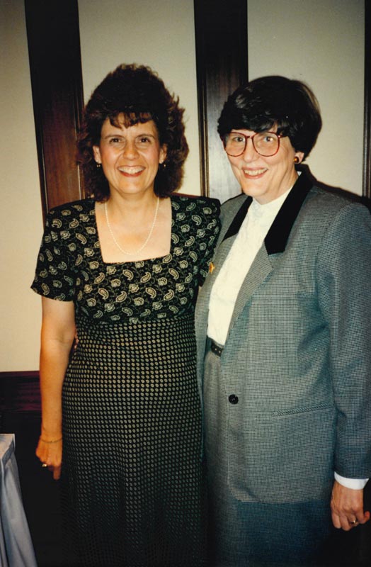 Janice with long-time Executive Director Marceil Lauppe.