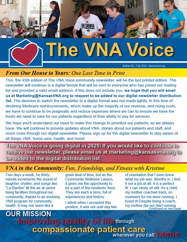 October 2024 VNA Voice Community Newsletter Digital Version