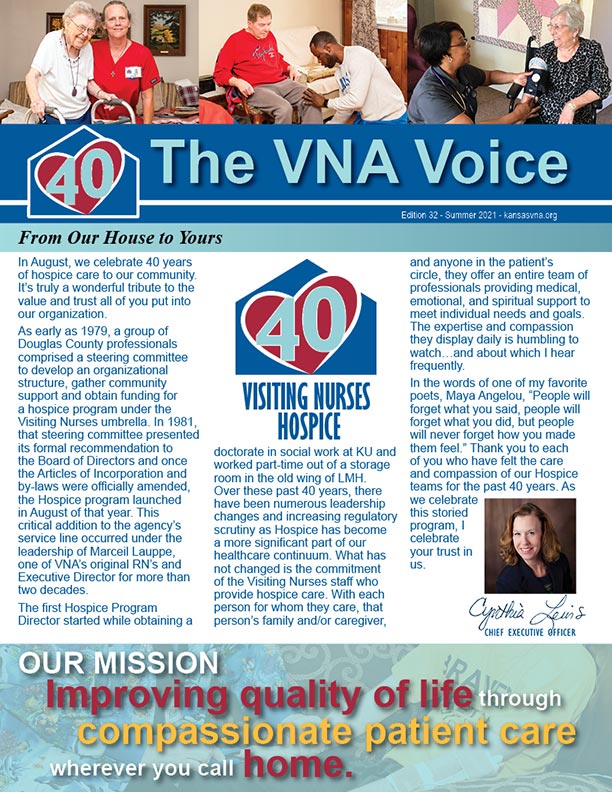Summer 2021 VNA Newsletter